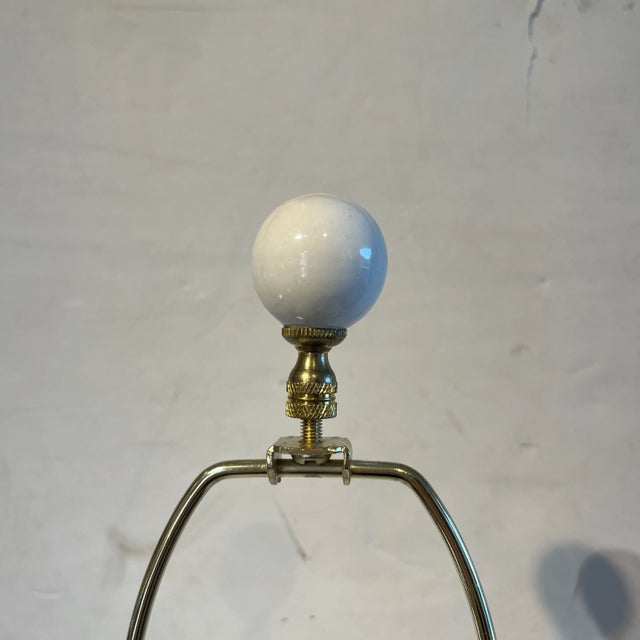 2020s White Proclain Lamp For Sale - Image 5 of 6