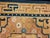 1820s Small Square Antique Medallion Chinese Ningxia Yellow Scatter Rug For Sale In New York - Image 6 of 7