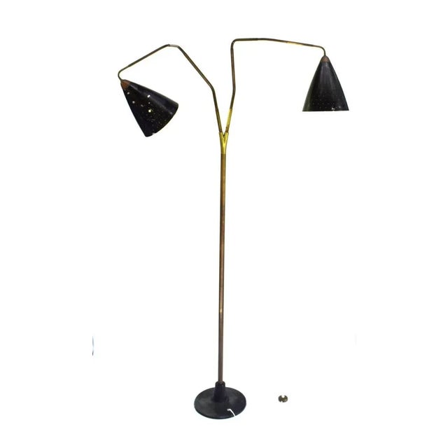 Vintage Flamingo Floor Lamp by Franz Hagenauer for Werkstätte Hagenauer Wien, 1950s For Sale - Image 13 of 13