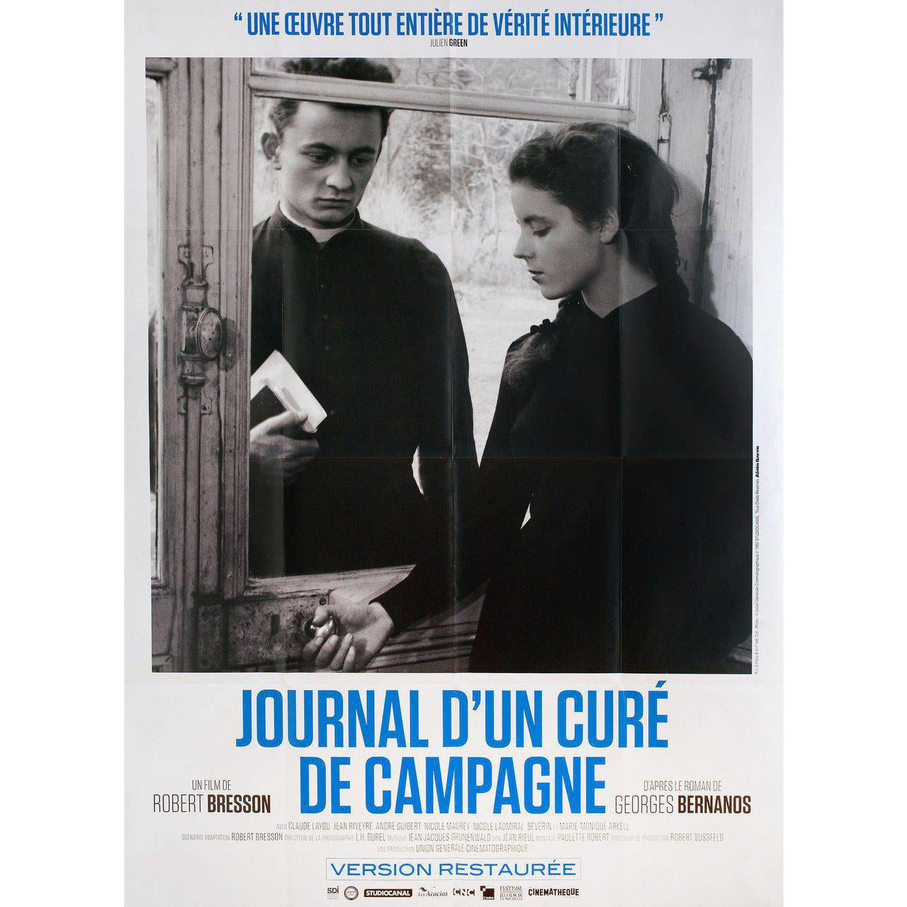 Diary Of A Country Priest R2010s French Grande Film Poster Chairish
