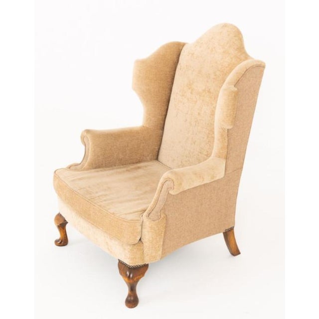 1920s Georgian Revival Wing Back Armchairs, 1920s, Set of 2 For Sale - Image 5 of 7