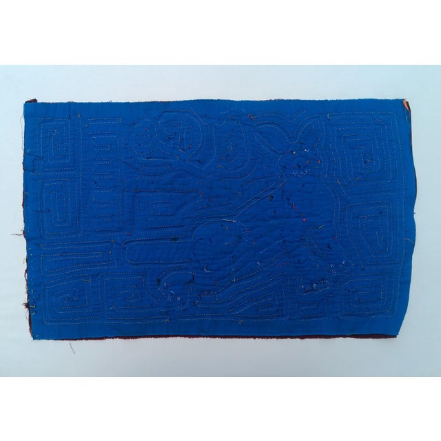 Mola Fabric by Cuna Indians from San Blas Island, Panama, 1970s, in Very Good conditions. Designed 1970 to 1979