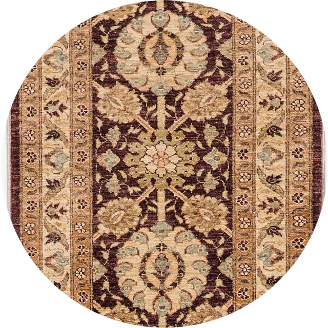 21st Century Moder Pakistani Peshawar rug with an allover floral motif. This piece has great detailing and a beauiful...