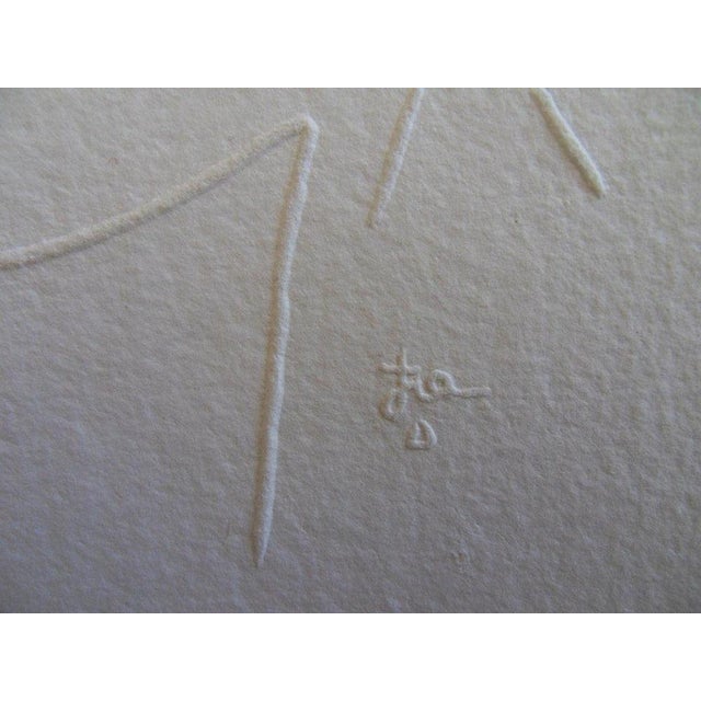 Modern Jean Cocteau, La colère, Etching For Sale - Image 3 of 4