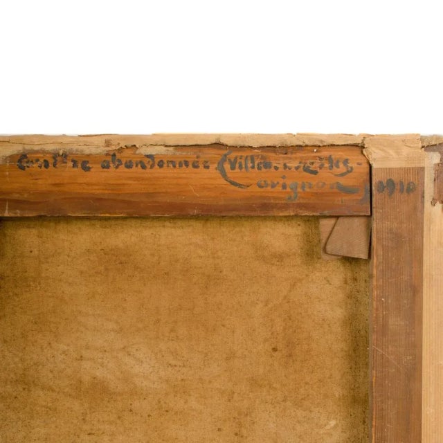 Claude Firmin (French, 1864 - 1944)"Abandoned Hill" Oil on Canvas of Villeneuve-Les-Avignon. For Sale - Image 4 of 13