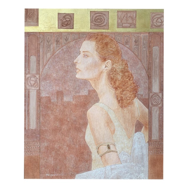 Andrzej Borowski, A Woman from Genova, 2001, Acrylic on Canvas For Sale