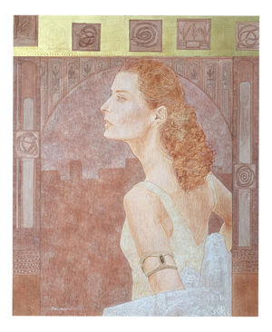 Andrzej Borowski, A Woman from Genova, 2001, Acrylic on Canvas