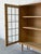 Oak Leaded Glass 2-Door Bookcase Vintage Mid-Century Modern 1970s For Sale - Image 10 of 11