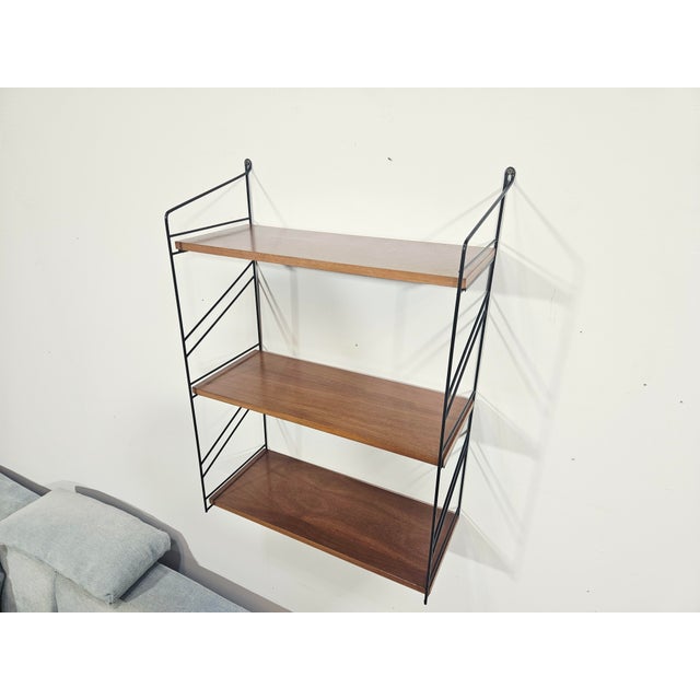 Mid-Century Modern Wall Shelf by Kajsa & Nils Nisse Strinning, 1960s For Sale - Image 3 of 14