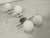 Vintage Ball Wall Lights, 1970, Set of 3 For Sale - Image 4 of 12