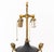 French French Empire Style Painted Gilt Metal Table Lamp For Sale - Image 3 of 9