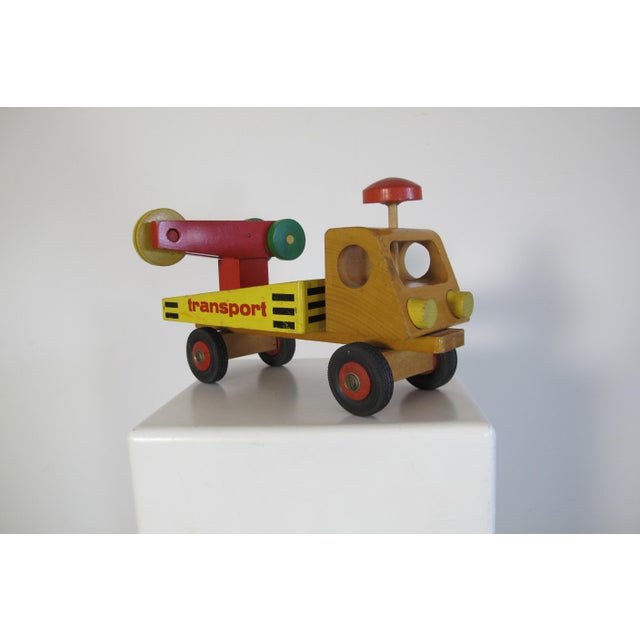 Mid-Century Modern Vintage Decorative Children's Toy Truck For Sale - Image 3 of 5