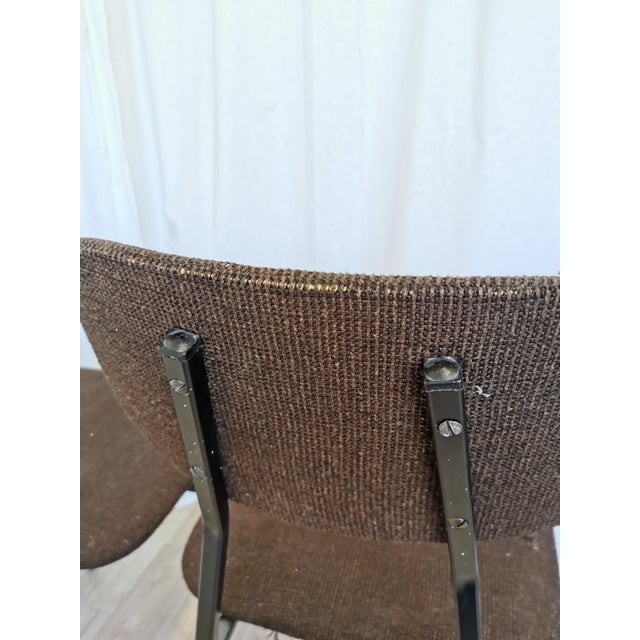 Vintage Dining Chairs with Brown Fabric from Stol Kamnik, 1970s, Set of 4 For Sale - Image 14 of 18