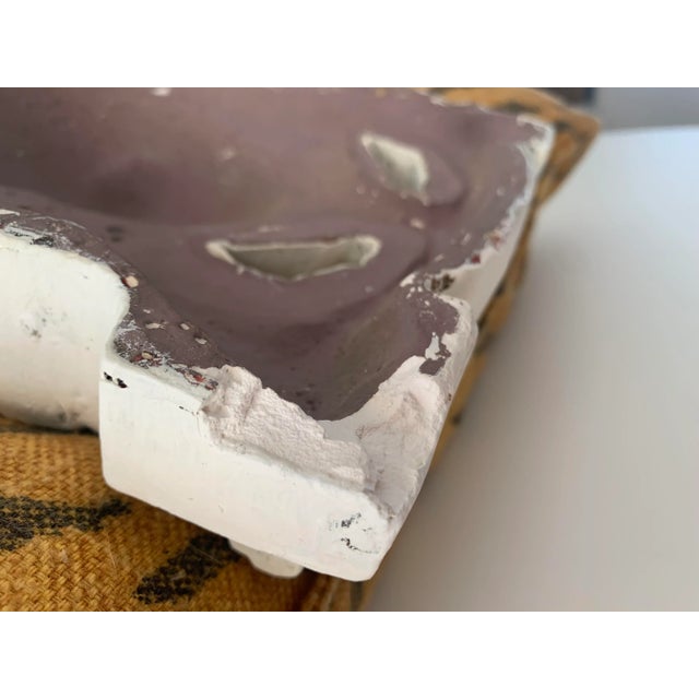 Pair of Vintage Plaster Relief Female Busts by Irving B Last For Sale - Image 12 of 13