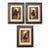 Set of 3 Framed Headless Horseman Halloween Prints in Ornate Gothic Frames For Sale