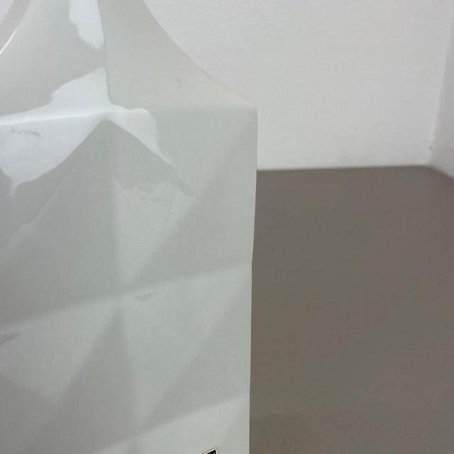 Large Modernist Op Art Vase by Peter Müller for Sgrafo Modern, Germany, 1960s For Sale - Image 6 of 18