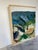 Evocative vintage abstract landscape painting executed in thickly applied impasto on board and newly presented in a...