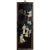 Black Antique Mid-Century Chinese Black Lacquer Wall Panels: Set of 4 With Raised Hardstone and Mother-of-Pearl Inlay For Sale - Image 8 of 16