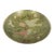 Vintage Enamelled Brass Pedestal Bowl Hand Painted Enamel Birds and Flowers For Sale