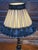 Metal Vintage Empire Table Lamp in Brass with Fabric Shade, 1960s For Sale - Image 7 of 11