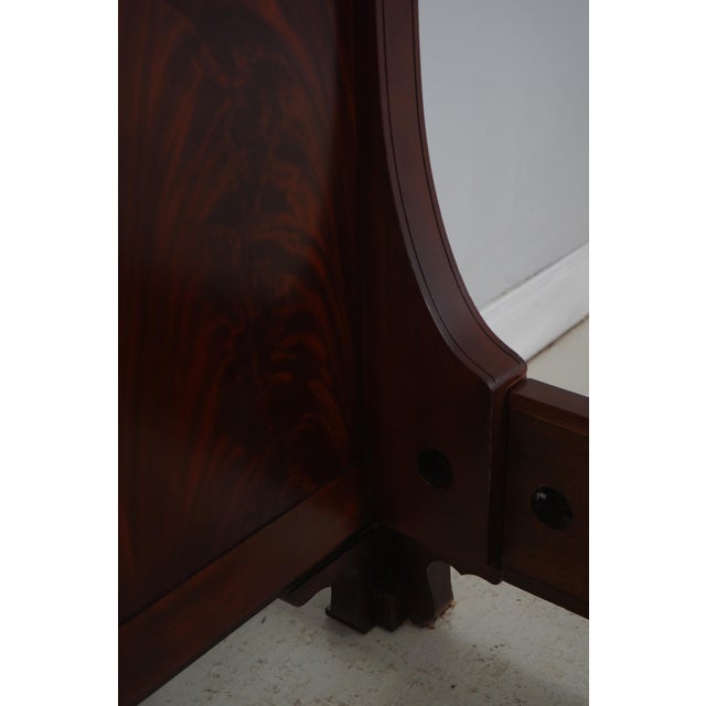 Hickory Chair Co Mahogany King Size Sleigh Bed For Sale - Image 10 of 15
