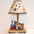 Brown 1970s Train Lamp With Music Box and Nightlight | Nursery Originals Inc. For Sale - Image 8 of 8
