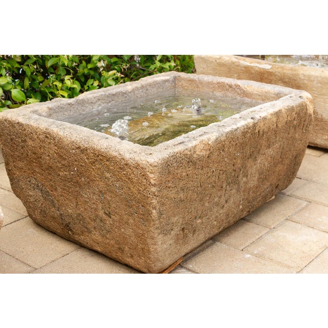 Large Artisan's Spring Sandstone Fountain For Sale - Image 4 of 7