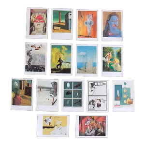 Vintage 1919 - 1939 Diminutive Abstract Surrealist Lithographs - Set of 15