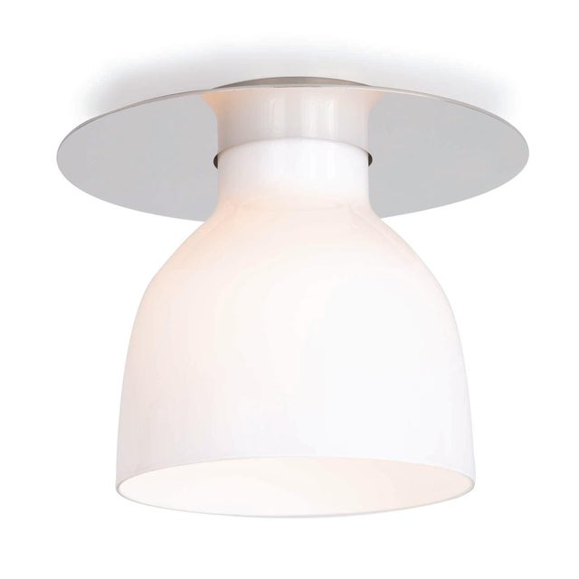 Not Yet Made - Made To Order Regina Andrew Mixer Glass Flush Mount, Polished Nickel For Sale - Image 5 of 7