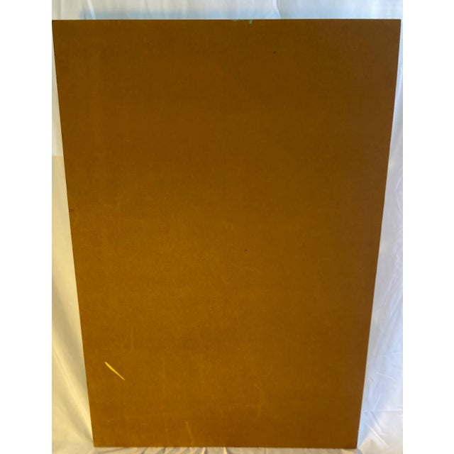 Peter Keil Abstract Painting on Board For Sale In Tampa - Image 6 of 7