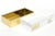 1970s Vintage Rare Casa Bella Monumental Brass, Mirrored and Thick Lucite Two Part Box Italy For Sale - Image 5 of 12