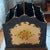 French Country Hand Painted Floral Gilded Wood Magazine Rack Vintage Speckled Finish Handle 26" H 14" W For Sale - Image 3 of 16