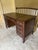 French Provincial Vintage Mid-Century Sligh French Provincial Gold-Tooled Leather Top Writng Desk For Sale - Image 3 of 12