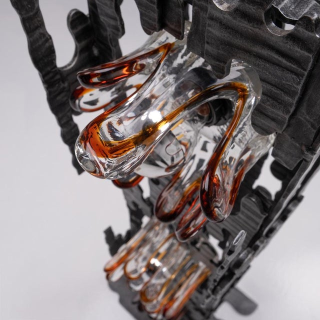 Brutalist Sculptural Floor Lamp, 1970s For Sale - Image 4 of 10