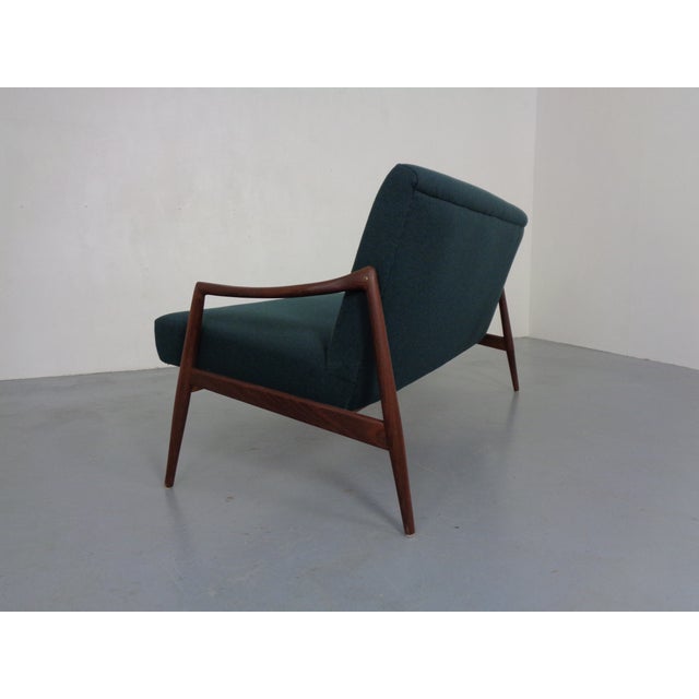 Teak Sofa by Hartmut Lohmeyer for Wilkhahn, Germany, 1960s For Sale - Image 6 of 11