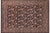 Black Shabby Chic 1990's Floral Pak-Persian Black/Black Wool Rug - 9'0'' X 12'6'' For Sale - Image 8 of 9