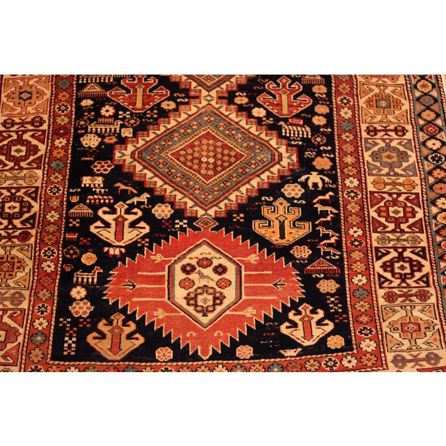 19th Century Nazmiyal Collection Antique Shirvan Rug For Sale - Image 5 of 9