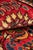 Persian Antique Persian Sarouk Rose/Navy Wool Area Rug 3' 4'' X 5' 1'' For Sale - Image 3 of 5