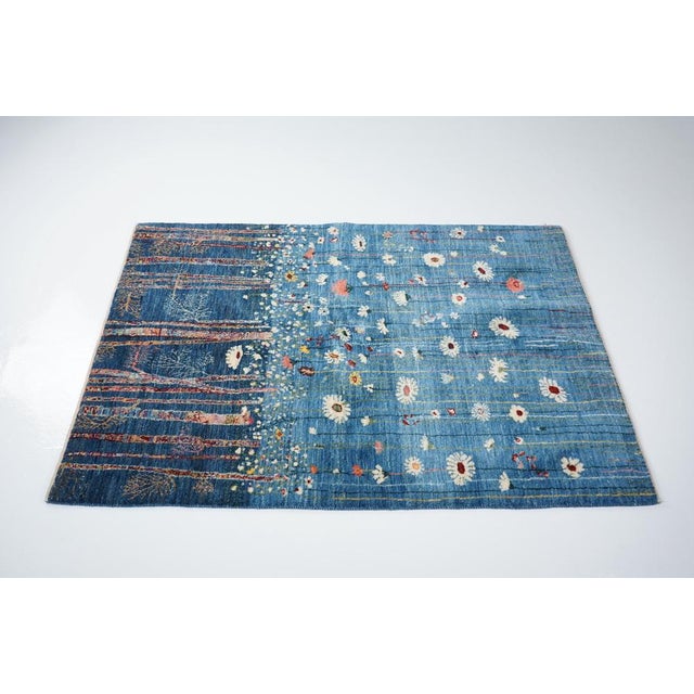 High-quality, modern designer rug. Country of origin: Iran Provenance: Kashkuli (Fine) Design: Flora & Fauna Collection...