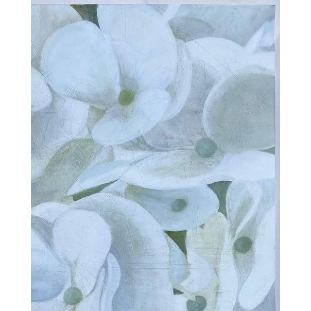 This is a close-up style original painting with amazingly delicate detail of one flower. The beautiful translucence is...