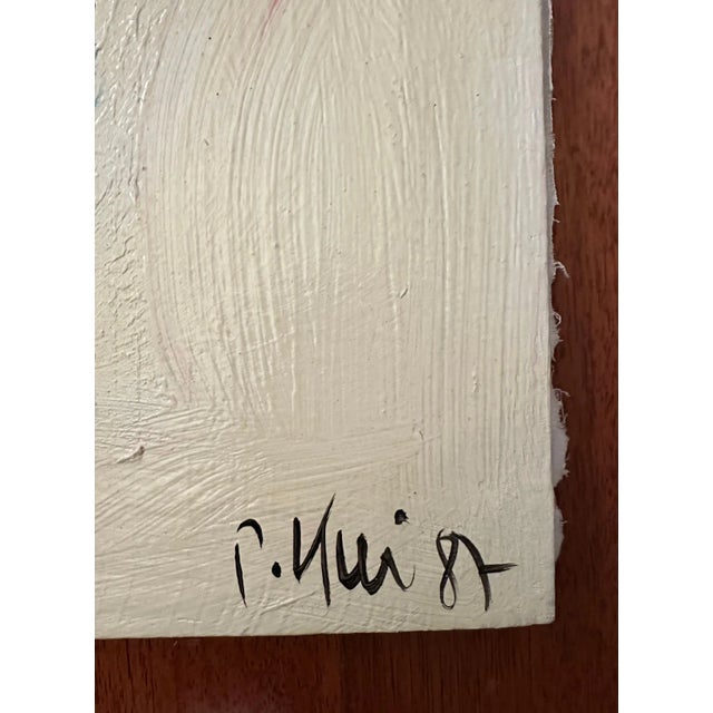 Peter Keil Titled Peter Keil Painting, 1987 For Sale - Image 4 of 4