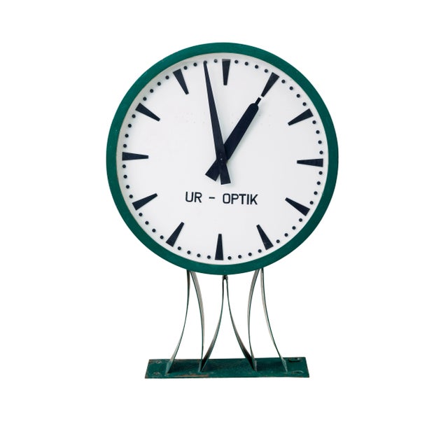 Mid-Century Modern Swedish Industrial Station Clock, 1963 For Sale - Image 4 of 8