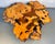 Contemporary Late 20th Century Live Edge Burl Wood Coffee Table With Glitter Epoxy For Sale - Image 3 of 13