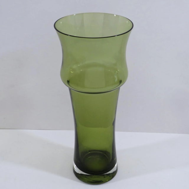Mid-Century Modern Vintage Tamara Aladin Glass Vase For Sale - Image 3 of 6