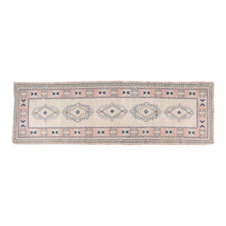 Hand-Knotted Antique Hallway Rug For Sale