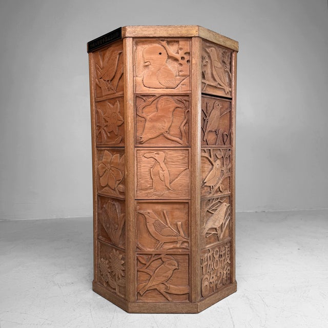 Contemporary Japanese Wooden Plant Stand, 1996 For Sale - Image 3 of 18