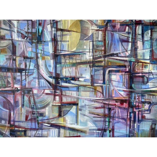 Oswaldo Gutierrez (1917) Cuban Artist Expressionist Oil on Canvas Painting/ Sold For Sale - Image 11 of 13