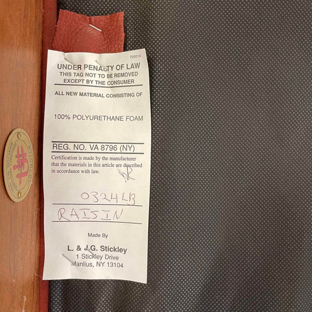 Stickley Upholstered Cottage Chairs - Arm Chairs - A Pair For Sale - Image 12 of 12