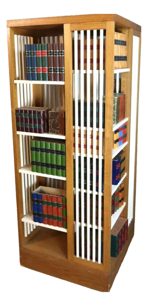 Large Rotating Bookcase, 1970s