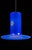 1960s Mid-Century Modern Blue Lattimo Pendant Lamp by Alessandro Pianon for Vistosi For Sale In Chicago - Image 6 of 8